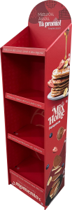 EXPOSITOR DE PAPELÃO THE WAFFLE KING