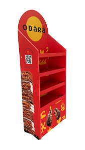 expositor de papelao